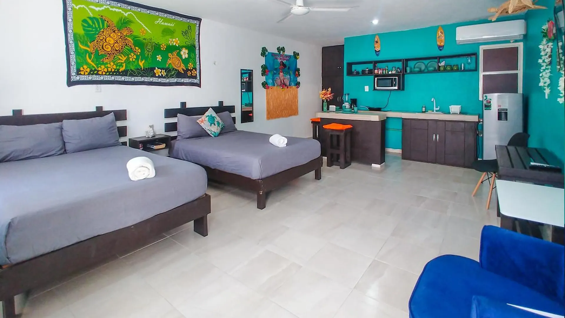500M To Beach Cenote L Family Suite L Kitchen Bikes Ac 4A5A 普拉亚卡门 墨西哥