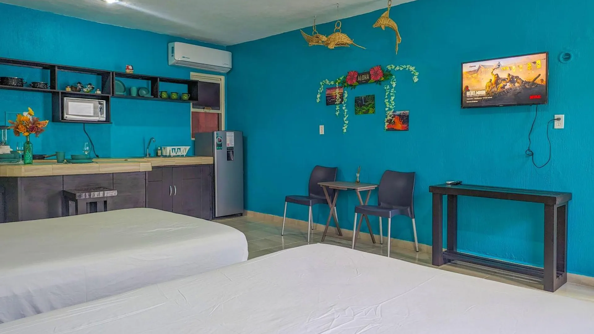 公寓 500M To Beach Cenote L Family Suite L Kitchen Bikes Ac 4A5A 普拉亚卡门